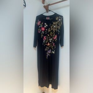 Johnny Was black dress size L